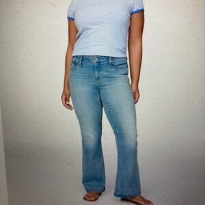 GAP Low Rise Long & Lean Jeans - Light Indigo